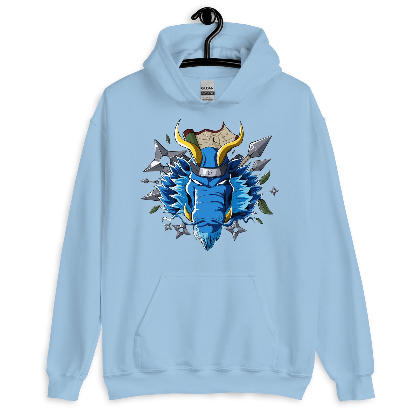 Blue Naruto Dragon Hoodie