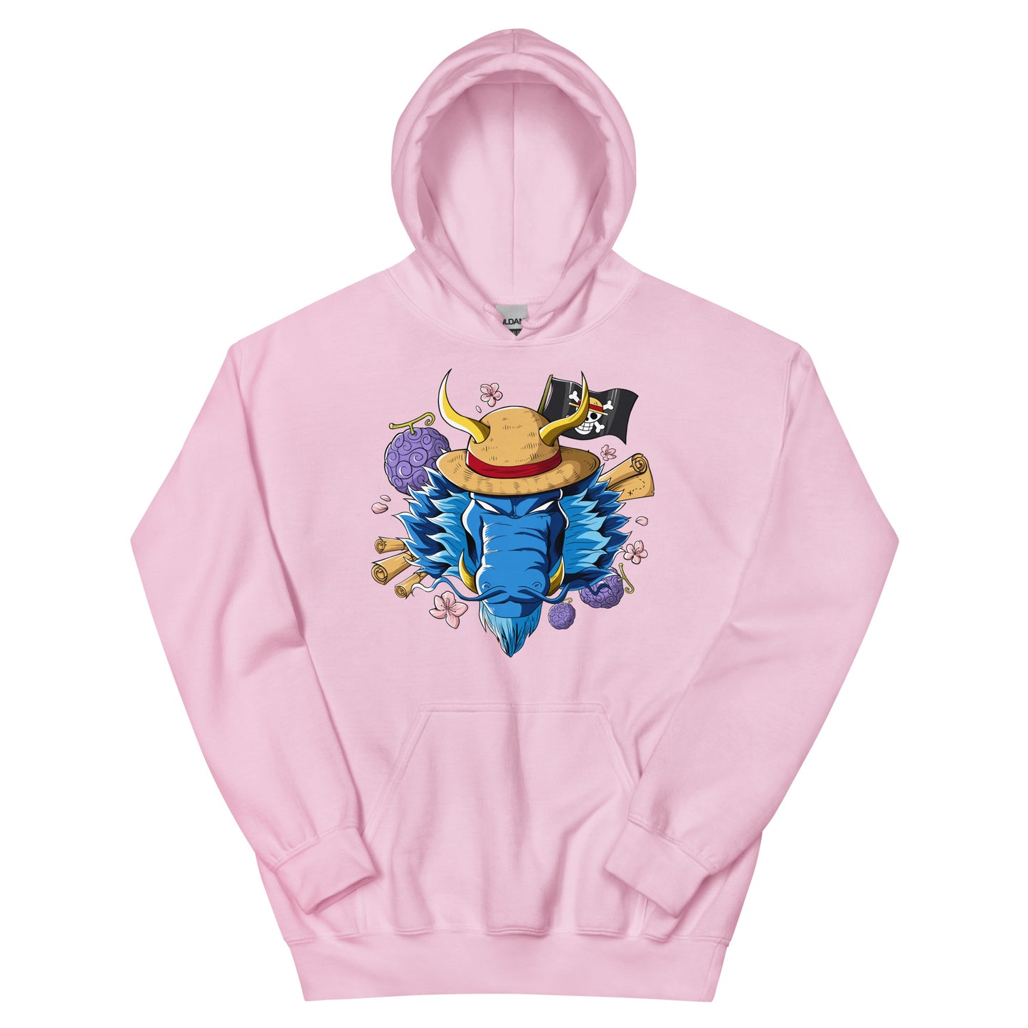 Blue Luffy Dragon Hoodie