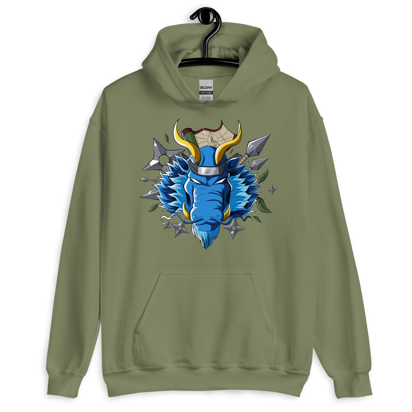 Blue Naruto Dragon Hoodie