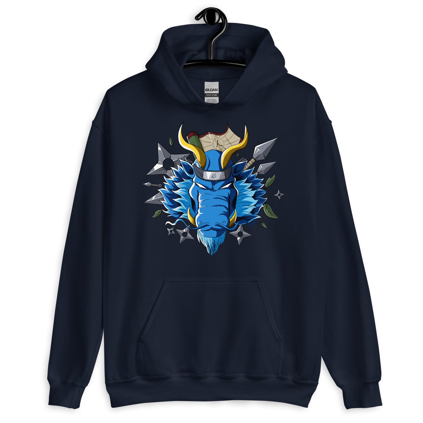 Blue Naruto Dragon Hoodie