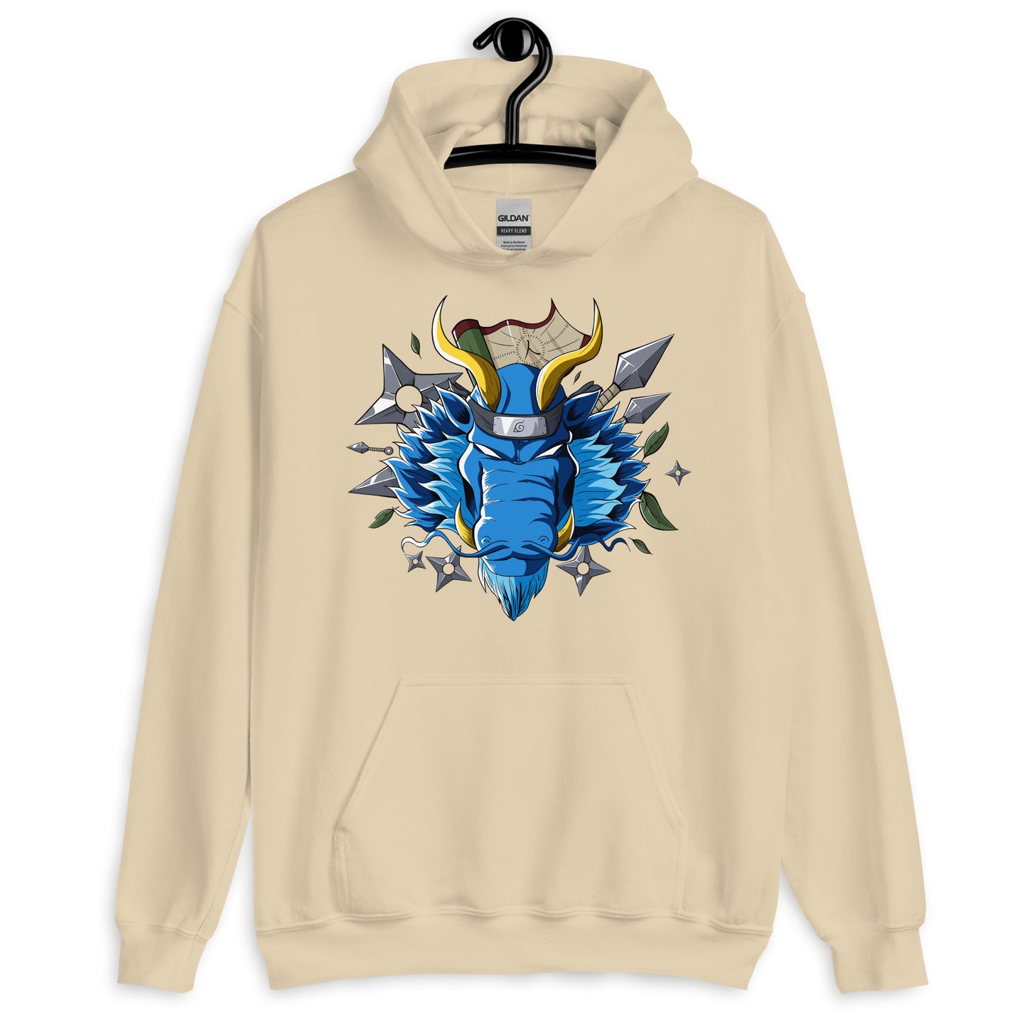 Blue Naruto Dragon Hoodie