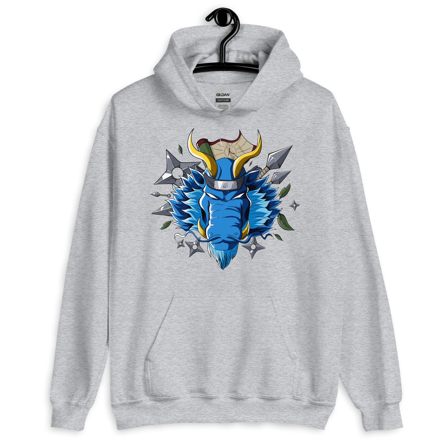 Blue Naruto Dragon Hoodie