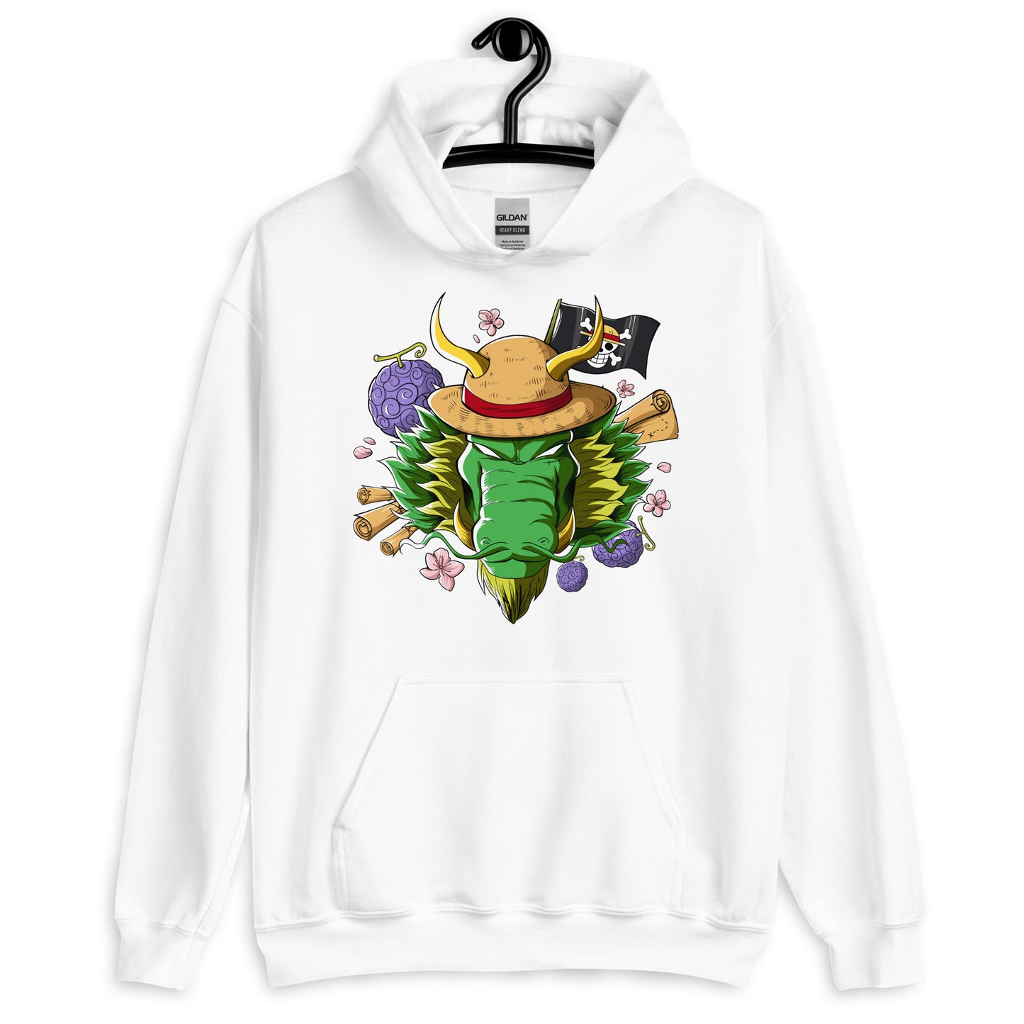 Green Luffy Dragon Hoodie