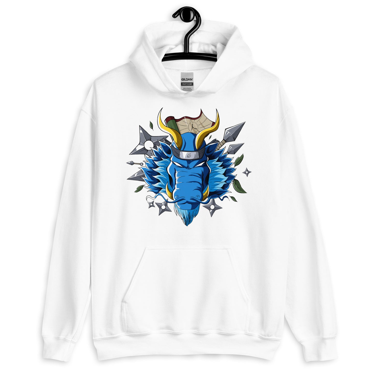 Blue Naruto Dragon Hoodie